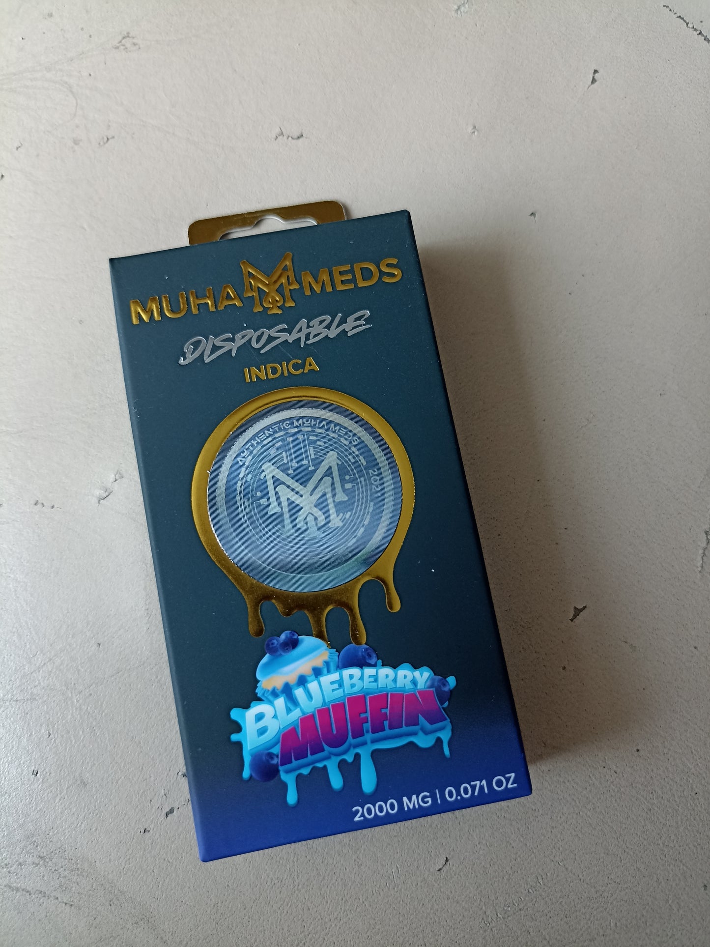 Muha Meds 2000mg - Blueberry Muffin indica