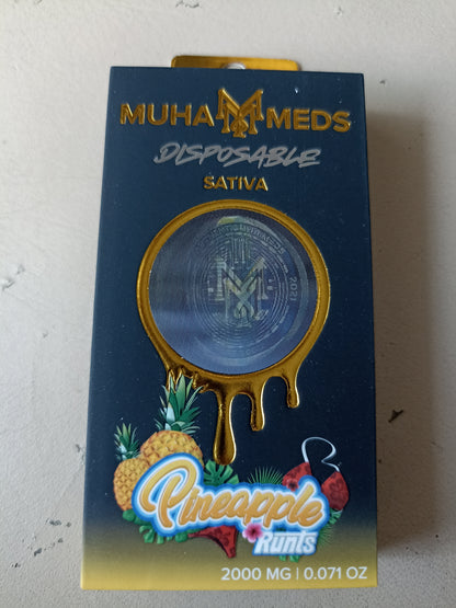 Muha Meds 2000mg - Pineapple runts - Sativa