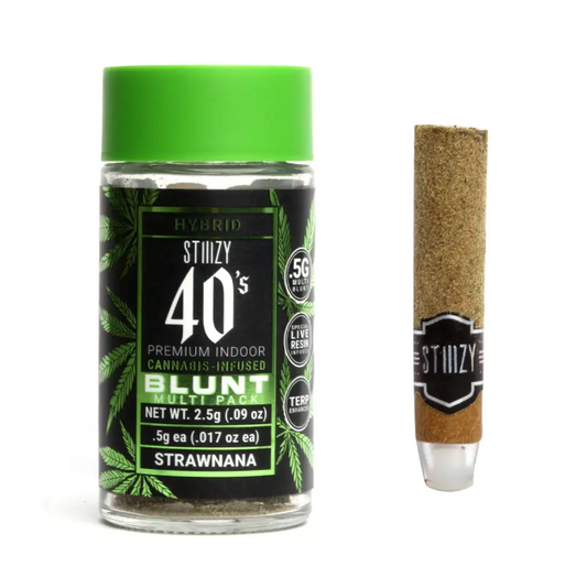 Stiiizy 40'S Hybrid - 5 Mini Blunts Strawna